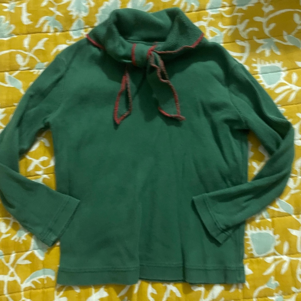 Misha And Puff Green Scout with Red Trim